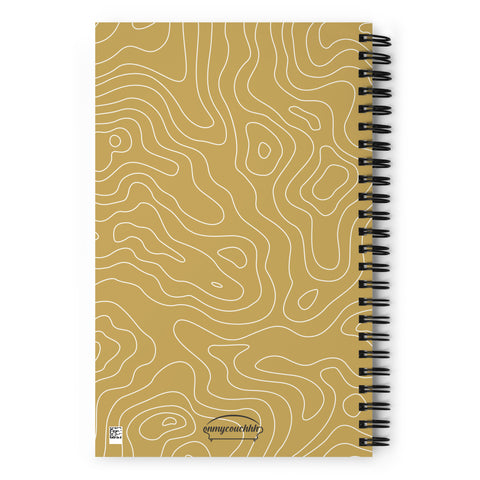 Real Ones Need Therapy Too Spiral notebook (Tan)