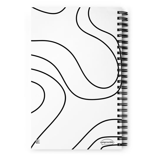 Real Ones Need Therapy Too Spiral notebook (Red/Black)